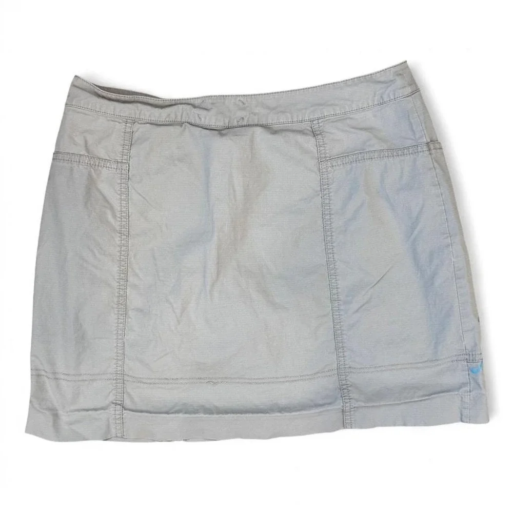 Vintage Title Nine Mesh Lined Short Mini Grey Skirt Womens Size 4 Mini Micro Y2K